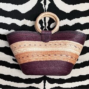 Boho Oversized Straw Beach Tote Bag